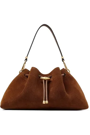 Jimmy Choo Cinch M suède schoudertas