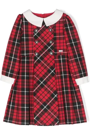 PATACHOU Jurk met tartan ruit