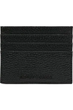 Emporio Armani Leren pasjeshouder