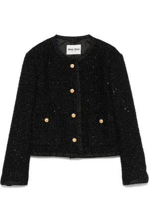 Miu Miu Lamé bouclé jack