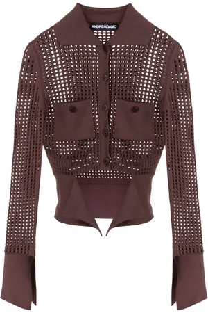 ANDREADAMO Opengebreid vest