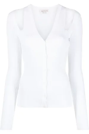 Alexander McQueen Vest met uitgesneden detail
