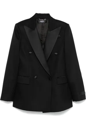 VERSACE Blazer met satijnen revers