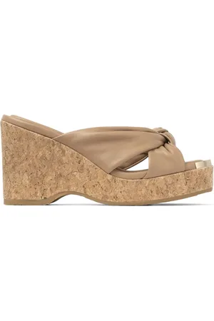 Jimmy Choo Avenue muiltjes met sleehak