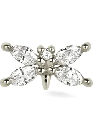 Lark & Berry 14kt witgouden oorbellen
