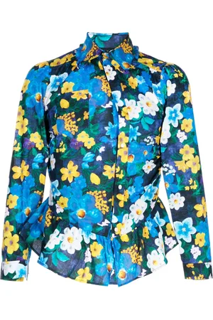 EgonLab Overhemd met bloemenprint