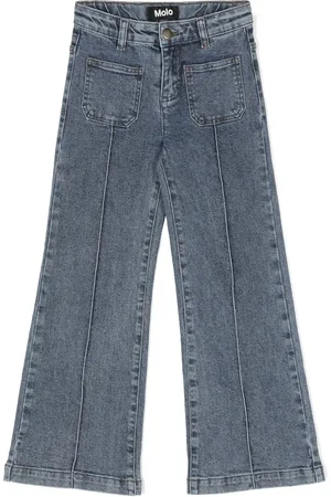 Molo Adina jeans met wijde pijpen