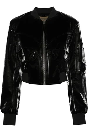 Elena Velez Bustier cropped bomberjack