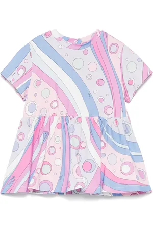 PUCCI Junior Fontane jurk met print