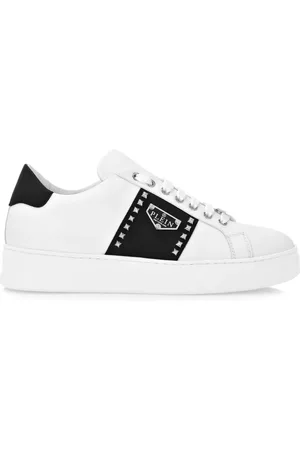 Philipp Plein Hexagon leren sneakers