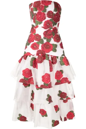 Bambah Roses jurk met ruche