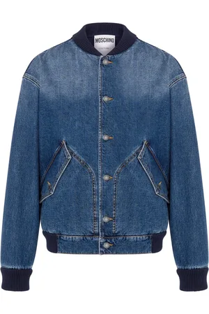 Moschino Denim bomberjack met logopatch