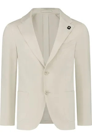 LARDINI Blazer met broche