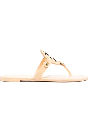 Tory Burch Leren teenslippers