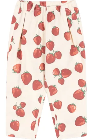Konges Sløjd Broek met aardbeiprint