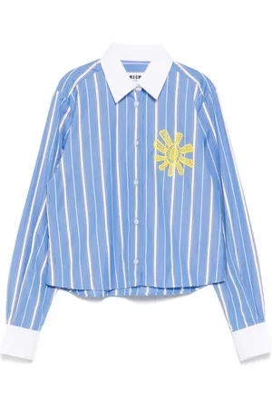 Msgm Overhemd met geborduurd logo