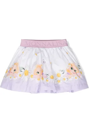 MONNALISA Katoenen rok met logoband