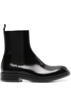 Alexander McQueen Float Chelsea leren laarzen
