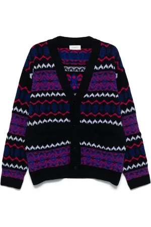 LANEUS Intarsia vest