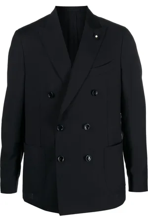 LARDINI Blazer met dubbele rij knopen