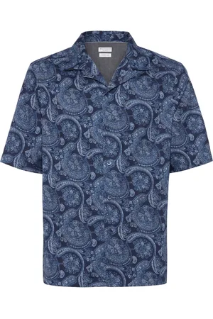 Brunello Cucinelli Overhemd met paisley