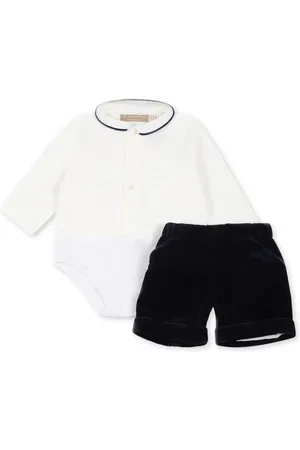 LA STUPENDERIA Tweekleurige top en shorts