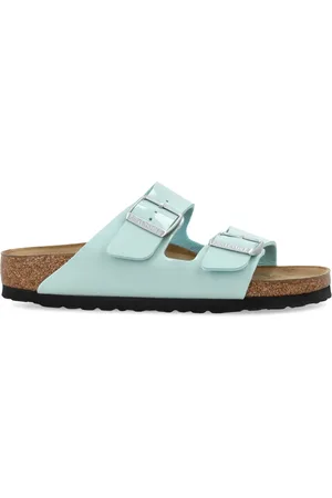 Birkenstock Arizona sandalen met gelakte afwerking