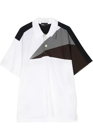 Kolor Poloshirt met colourblocking en vlakken