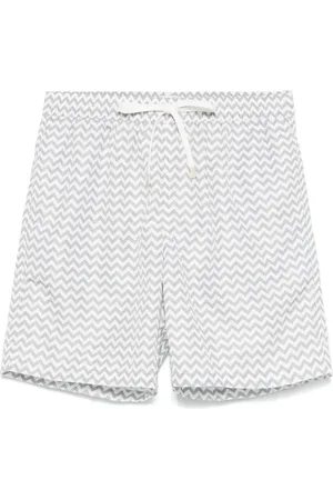 ELEVENTY Zwembroek met chevron print