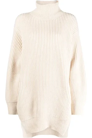 Jil Sander Ribgebreide coltrui