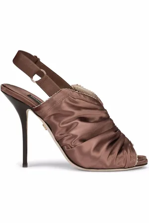 Dolce & Gabbana Slingback sandalen met ruches