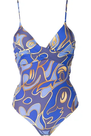 Lygia & Nanny Badpak met grafische print