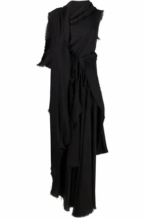 YOHJI YAMAMOTO Gedrapeerde maxi