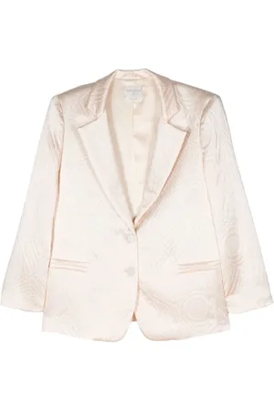 FORTE FORTE Blazer met enkele rij knopen