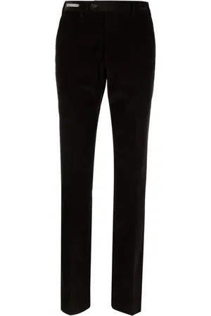 corneliani Ribfluwelen straight broek
