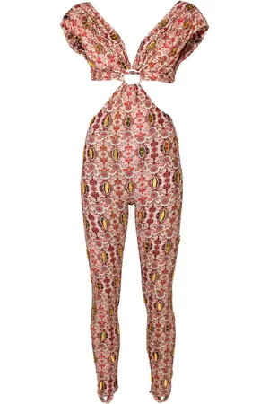 AMIR SLAMA Jumpsuit met bloemenprint