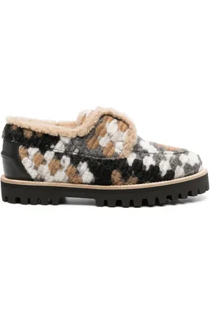 LE SILLA Yacht loafers met lammy voering