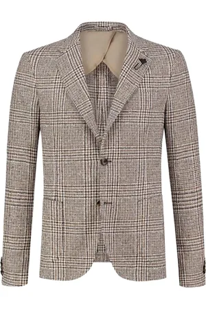 LARDINI Blazer met broche