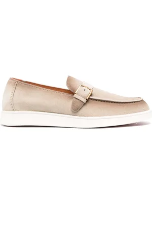 santoni Suède loafers