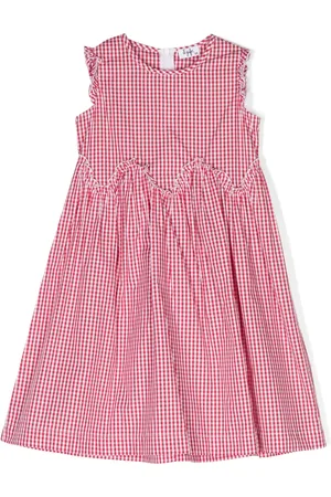 Il gufo Jurk met gingham ruit