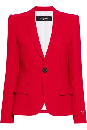 Dsquared2 Blazer met logoplakkaat