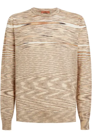Missoni Slub trui met ronde hals