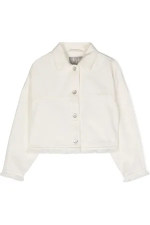 Il gufo Katoenen twill jack met franje
