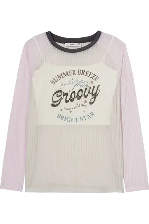 B+AB Blouse met tekst