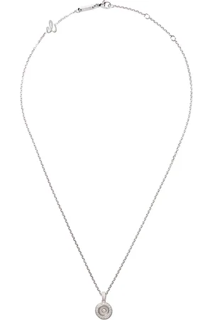 Chopard 18 kt witgoud Happy Diamonds Icons ketting