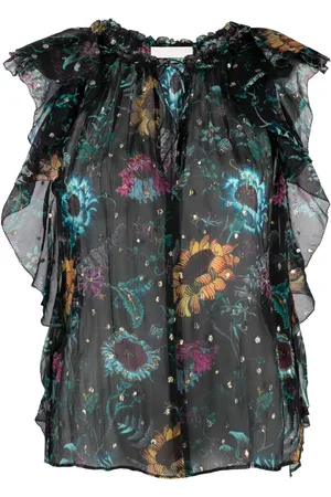 ULLA JOHNSON Dominique zijden midi