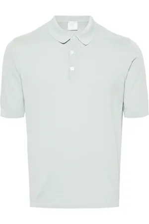 ELEVENTY Geribbeld poloshirt