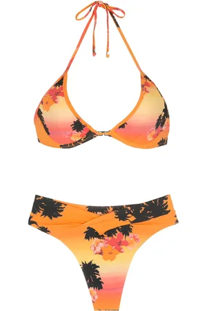 AMIR SLAMA Bikini met print