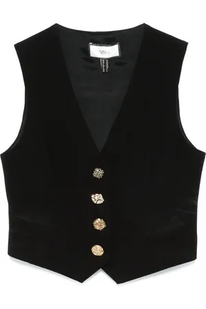 NISSA Gilet met decoratieve knopen