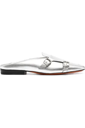 santoni Metallic muiltjes